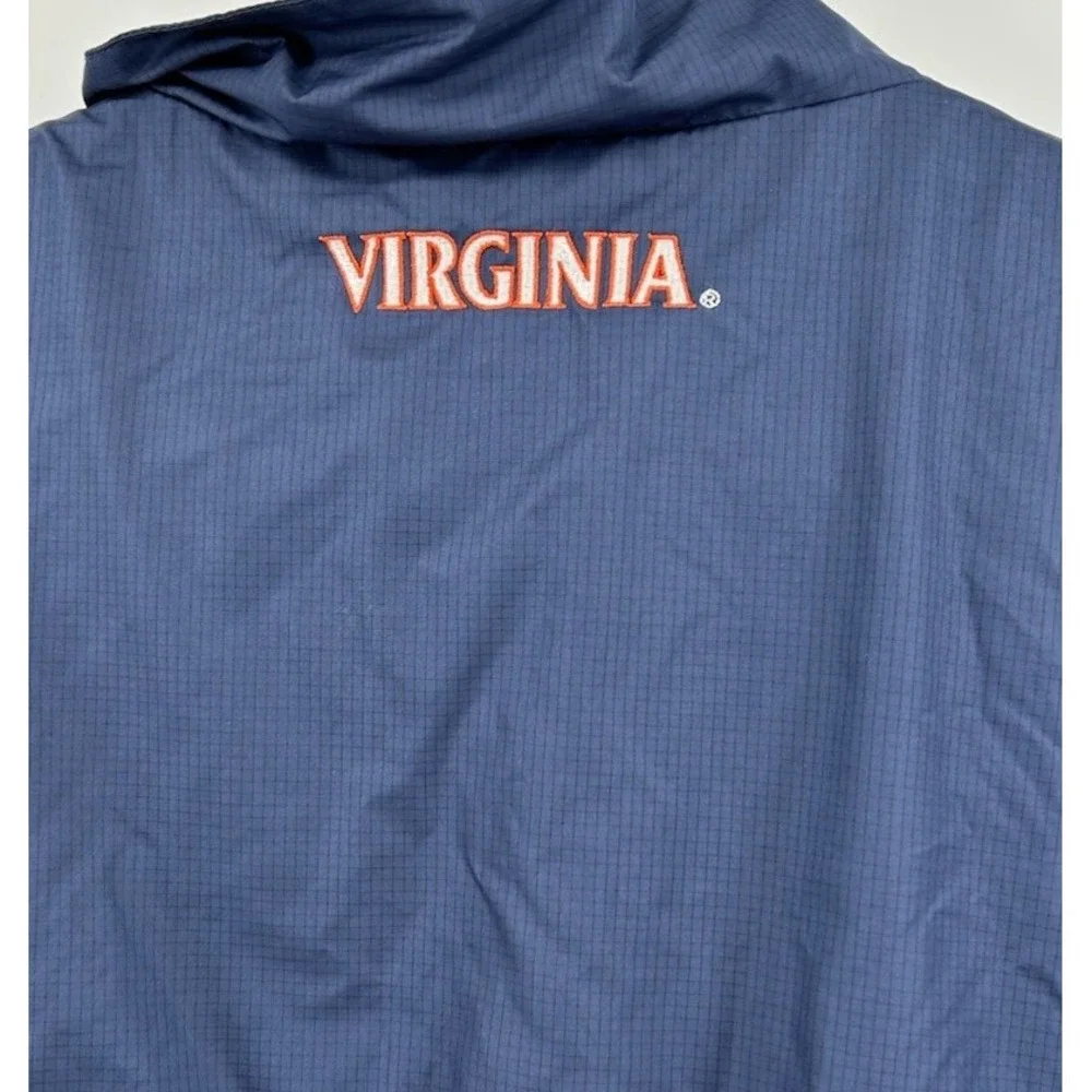 Nike‎ Storm Fit Virginia Cavaliers Mens 1/4 Zip Windbreaker Jacket Sz Small Blue